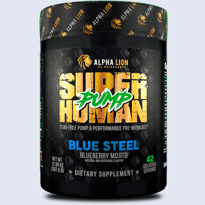 Alpha Lion's Superhuman Pump: Stim-Free Pre Workout