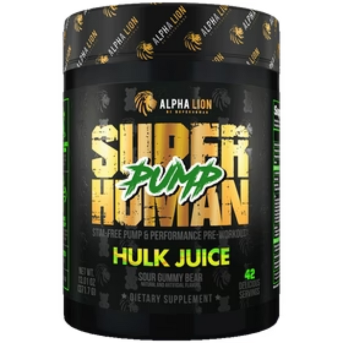 Alpha Lion's Superhuman Pump: Stim-Free Pre Workout