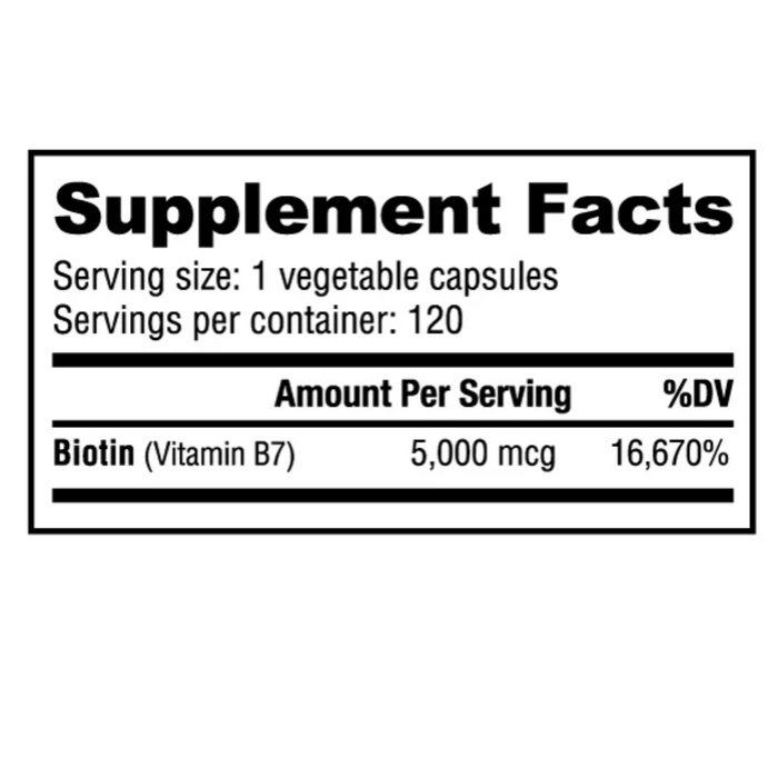 NutraBio Biotin