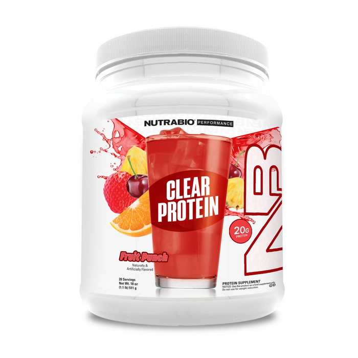 NutraBio Clear Whey Protein Isolate